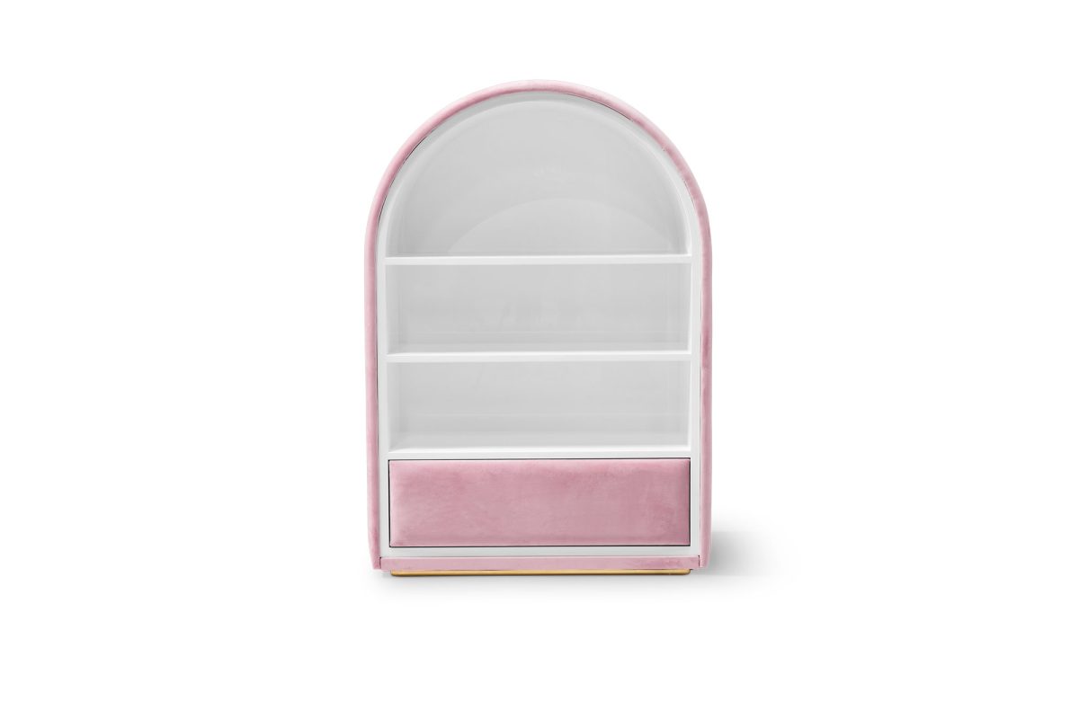 Keep the room clean and organized with Bubble Gum Bookcase The II!