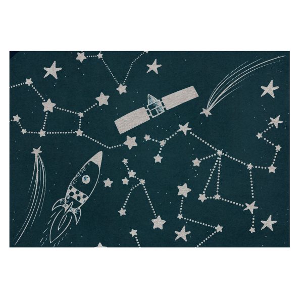 What better way to enjoy the starry nights than  while seated on the Stellar Rug?